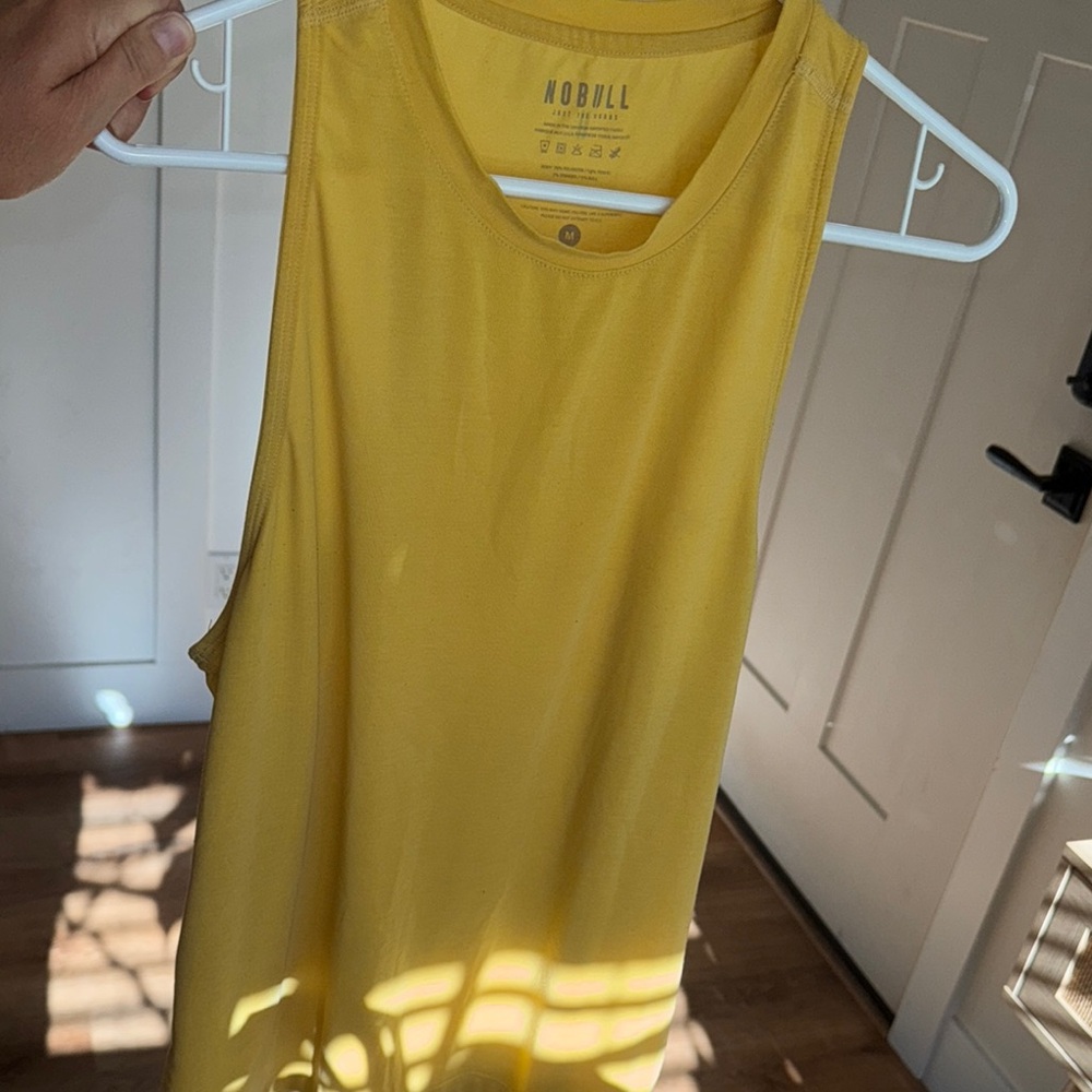 NOBULL Yellow Sleeveless Muscle Tee